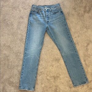 Levi’s 501, women’s, classic blue jeans